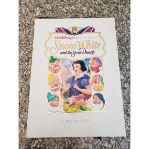 Walt Disney's Masterpiece SNOW WHITE Exclusive Deluxe Video Edition Complete Set